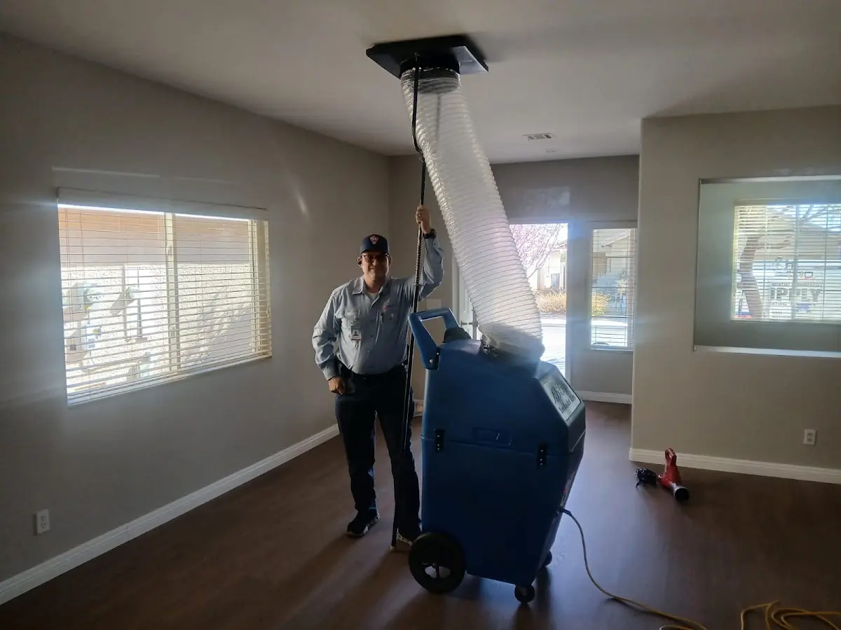 Professional Dryer Vent Cleaning work inside a Woodfield home
